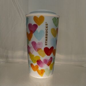Starbucks Heart Pattern Tumbler